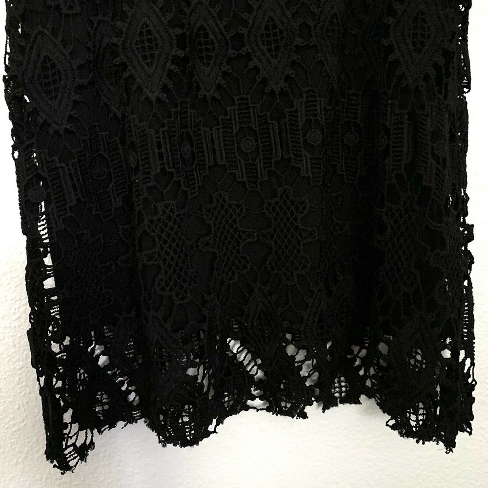 Zara Black Guipure Lace Sleeveless Camisole Top - Picture 8 of 8